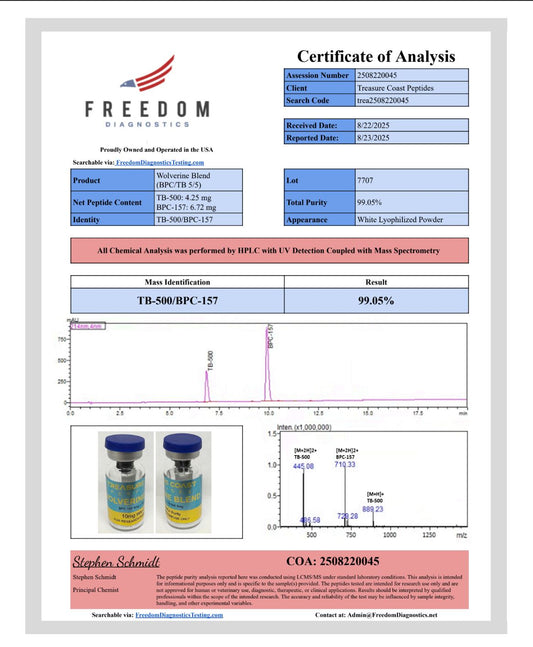 BPC-157 5mg & TB500 5mg